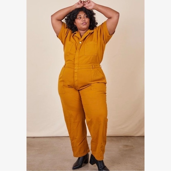 Big Bud Press Pants - Big Bud Press Short-Sleeve Jumpsuit 4XL spicy mustard